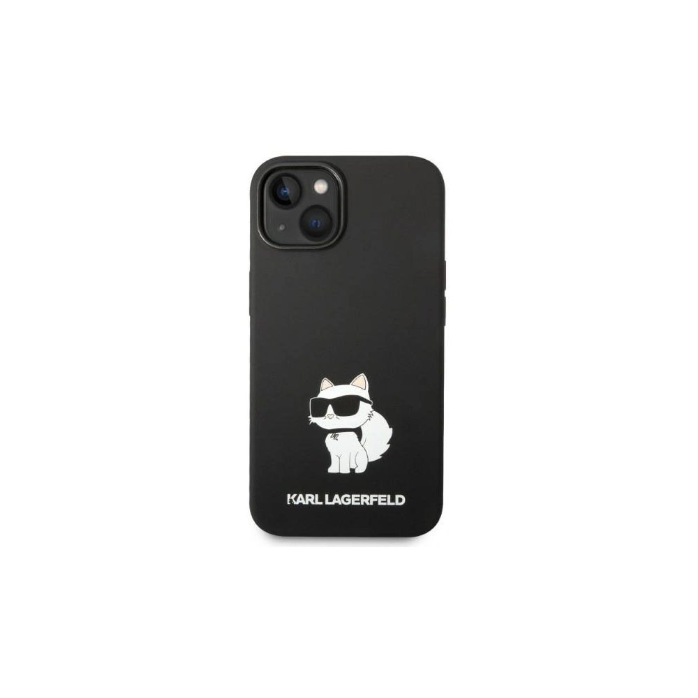 Hurtownia GSM - Etui Karl Lagerfeld KLHMP14MSNCHBCK Apple iPhone 14 Plus / 15 Plus hardcase negru/black Silicon Choupette MagSafe - KLD1349 - {ean13} - Hurt
