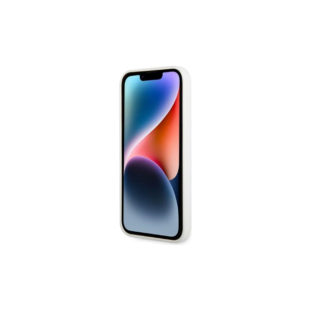 Hurtownia GSM - Etui Karl Lagerfeld KLHMP14SSNCHBCH Apple iPhone 14 kemény tok fehér/szürke Szilikon Choupette MagSafe - KLD1351 - {ean13} - Hurt
