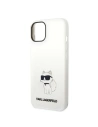 Hurtownia GSM - Etui Karl Lagerfeld KLHMP14SSNCHBCH Apple iPhone 14 hardcase biały/white Silicone Choupette MagSafe - KLD1351 - {ean13} - Hurt