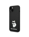 Hurtownia GSM - Etui Karl Lagerfeld KLHMP14SSNCHBCK Apple iPhone 14 hardcase czarny/black Silicone Choupette MagSafe - KLD1352 - {ean13} - Hurt