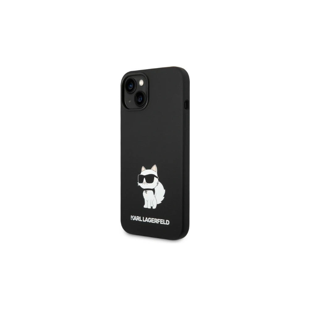 Hurtownia GSM - Etui Karl Lagerfeld KLHMP14SSNCHBCK Apple iPhone 14 hardcase czarny/black Silicone Choupette MagSafe - KLD1352 - {ean13} - Hurt