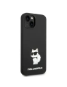 Hurtownia GSM - Etui Karl Lagerfeld KLHMP14SSNCHBCK Apple iPhone 14 hardcase czarny/black Silicone Choupette MagSafe - KLD1352 - {ean13} - Hurt