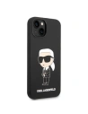 Hurtownia GSM - Etui Karl Lagerfeld KLHMP14SSNIKBCK Apple iPhone 14 hardcase czarny/black Silicone Ikonik Magsafe - KLD1353 - {ean13} - Hurt