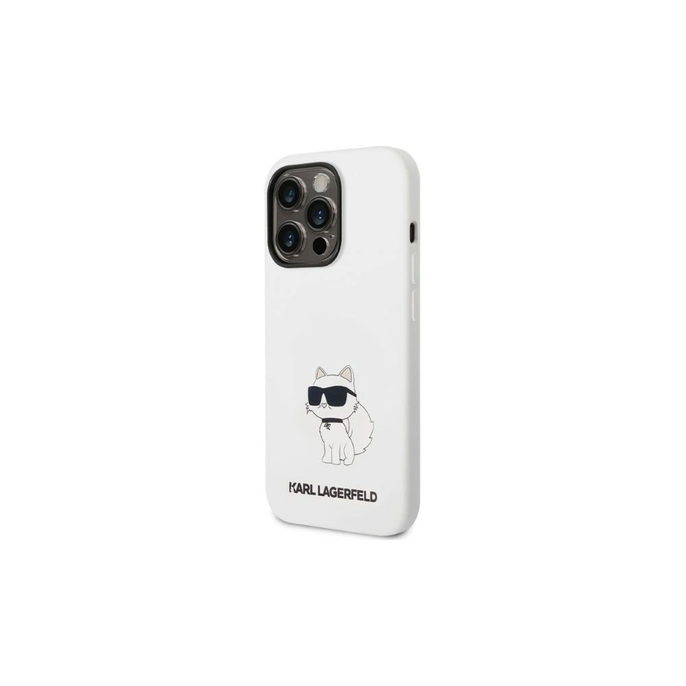 Hurtownia GSM - Case Karl Lagerfeld KLHMP14XSNCHBCH Apple iPhone 14 Pro Max Hardcase weiß/white Silikon Choupette MagSafe - KLD1354 - {ean13} - Hurt