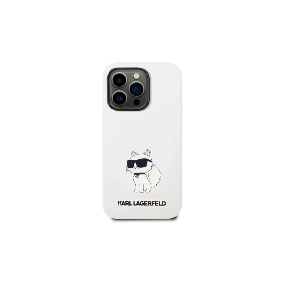 Hurtownia GSM - Case Karl Lagerfeld KLHMP14XSNCHBCH Apple iPhone 14 Pro Max Hardcase weiß/white Silikon Choupette MagSafe - KLD1354 - {ean13} - Hurt