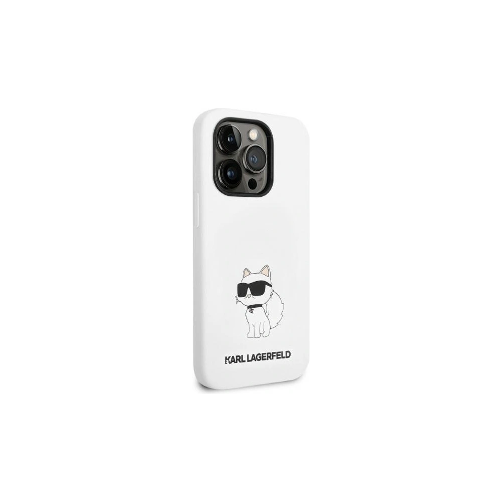 Hurtownia GSM - Case Karl Lagerfeld KLHMP14XSNCHBCH Apple iPhone 14 Pro Max Hardcase weiß/white Silikon Choupette MagSafe - KLD1354 - {ean13} - Hurt