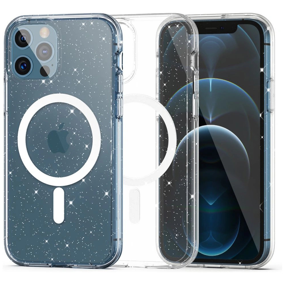 Hurtownia GSM - Etui Tech-Protect Flexair Hybrid MagSafe Apple iPhone 12/12 Pro Glitter - THP1672 - {ean13} - Hurt