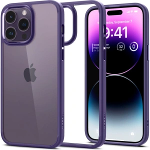 Etui Spigen Ultra Hybrid Apple iPhone 14 Pro Mélylila
