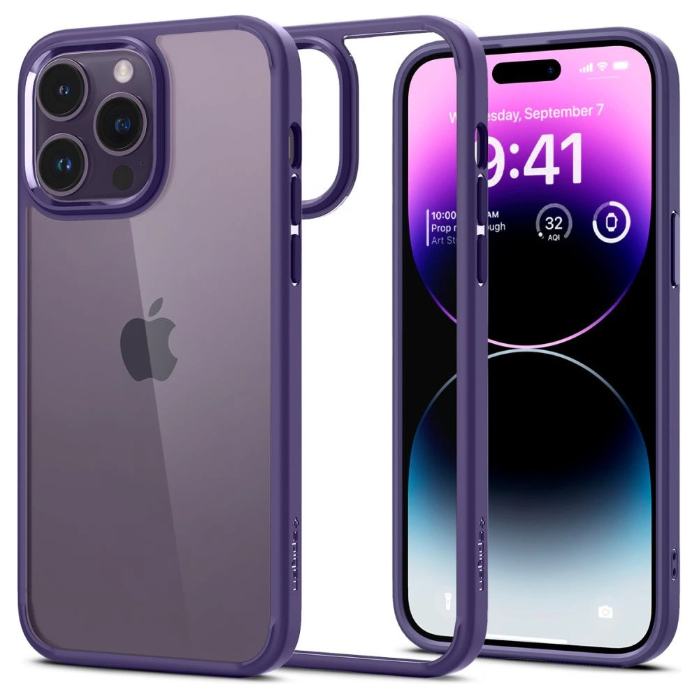 Wholesale Spigen Ultra Hybrid Apple iPhone 14 Pro Deep Purple - SPN2593 - {ean13} - Hurt