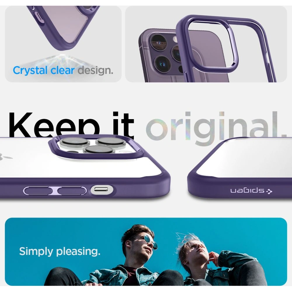 Hurtownia GSM - Etui Spigen Ultra Hybrid Apple iPhone 14 Pro Deep Purple - SPN2593 - {ean13} - Hurt