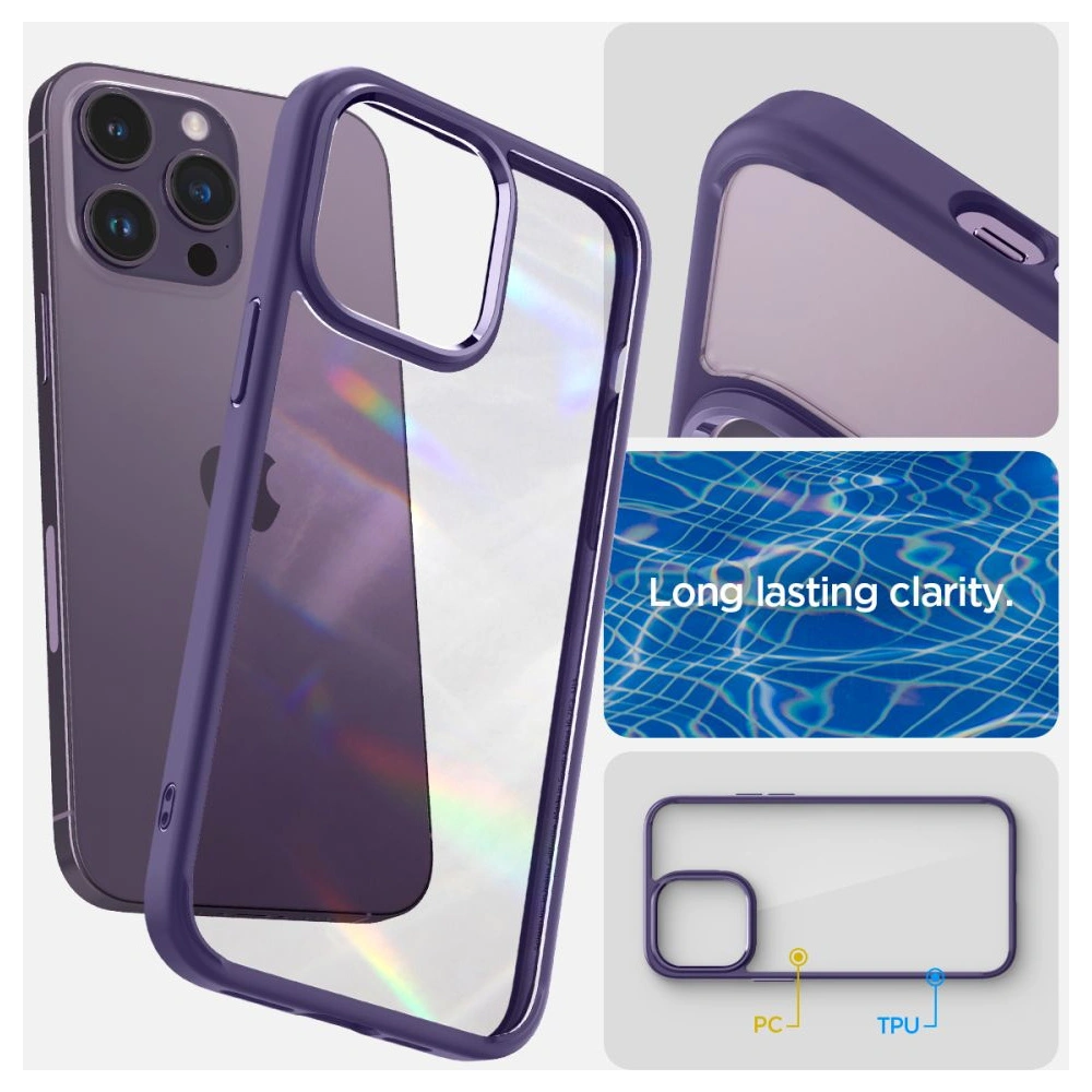 Wholesale Spigen Ultra Hybrid Apple iPhone 14 Pro Deep Purple - SPN2593 - {ean13} - Hurt