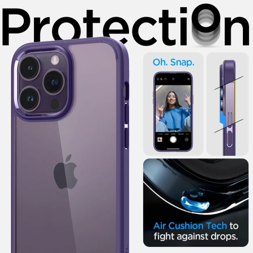 Etui Spigen Ultra Hybrid Apple iPhone 14 Pro Deep Purple
