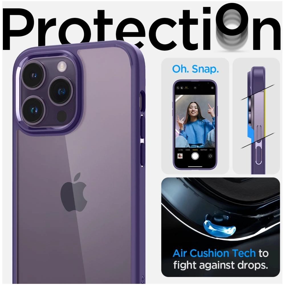 Hurtownia GSM - Etui Spigen Ultra Hybrid Apple iPhone 14 Pro Deep Purple - SPN2593 - {ean13} - Hurt