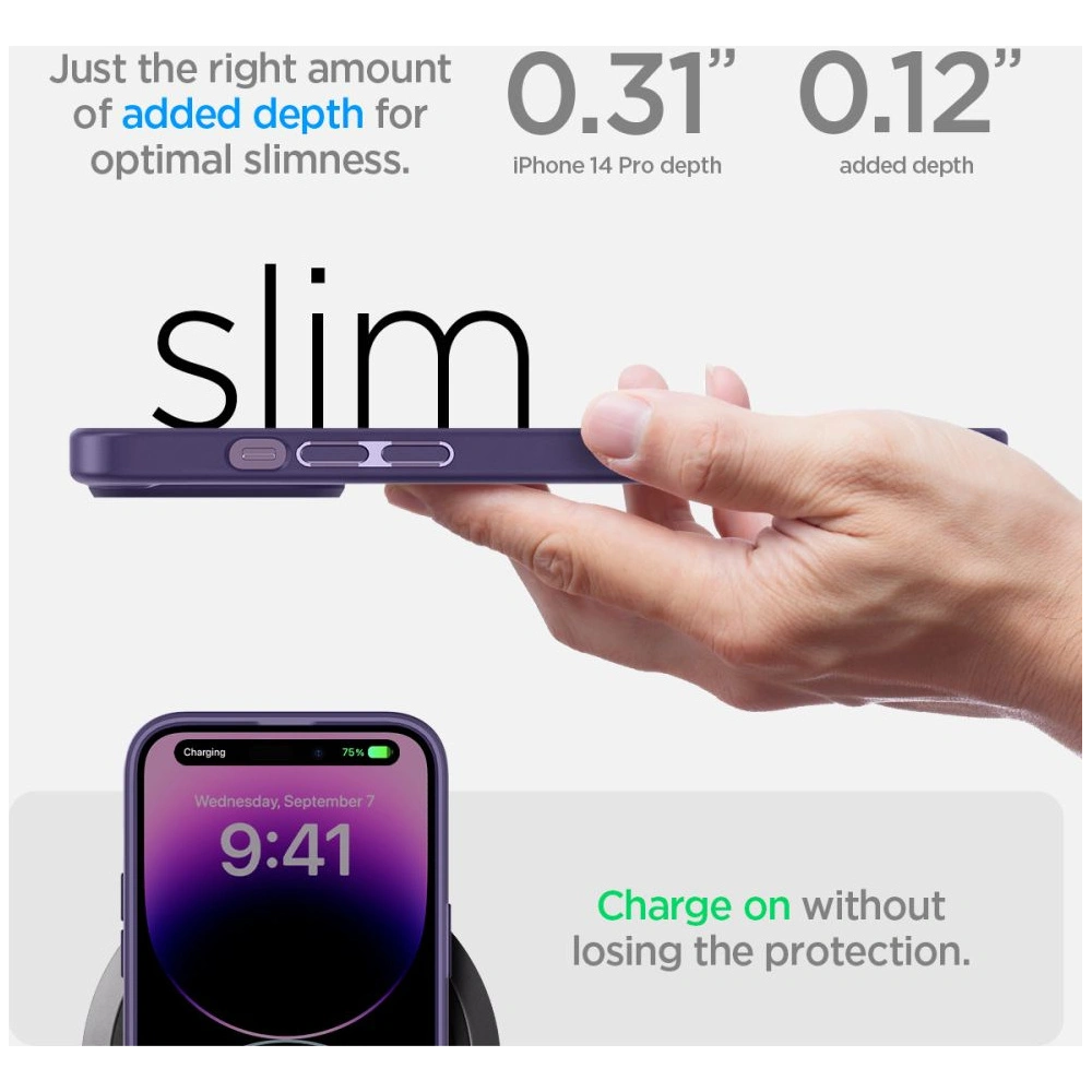 Wholesale Spigen Ultra Hybrid Apple iPhone 14 Pro Deep Purple - SPN2593 - {ean13} - Hurt