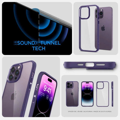 Etui Spigen Ultra Hybrid Apple iPhone 14 Pro Deep Purple