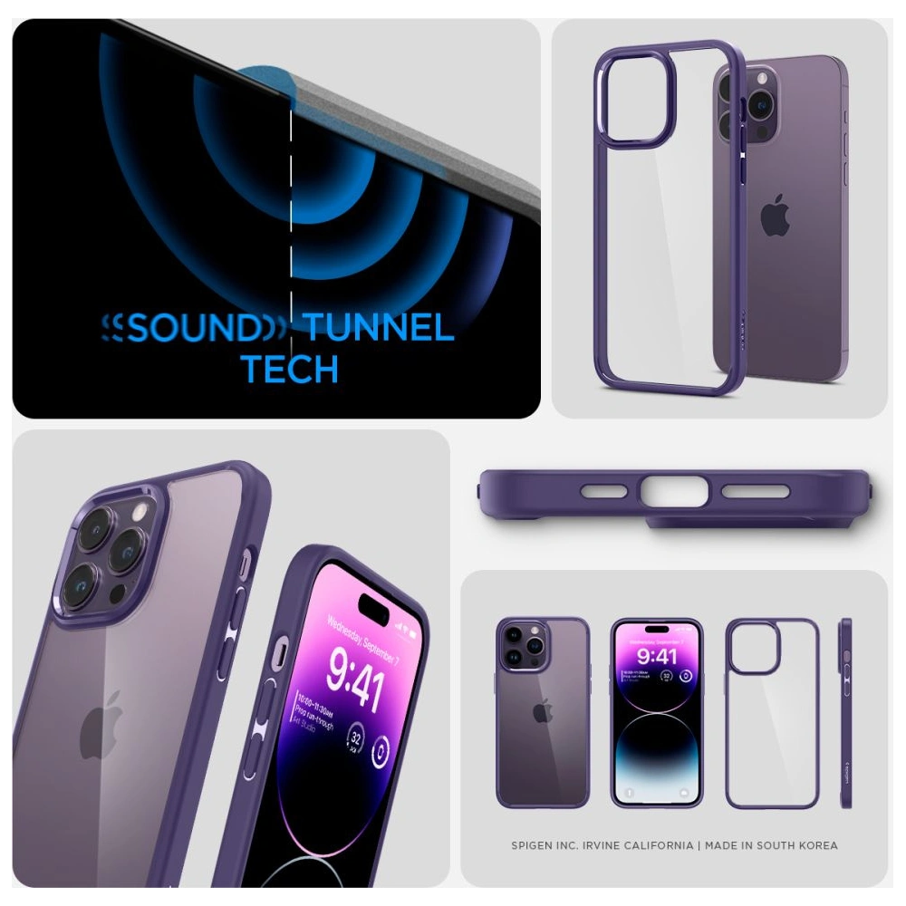 Wholesale Spigen Ultra Hybrid Apple iPhone 14 Pro Deep Purple - SPN2593 - {ean13} - Hurt