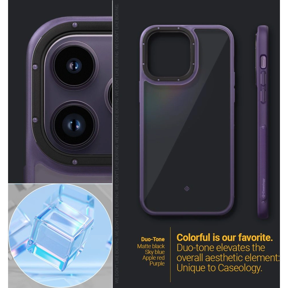 Hurtownia GSM - Etui Caseology Skyfall Apple iPhone 14 Pro Max Fialové - CSL88 - {ean13} - Hurt