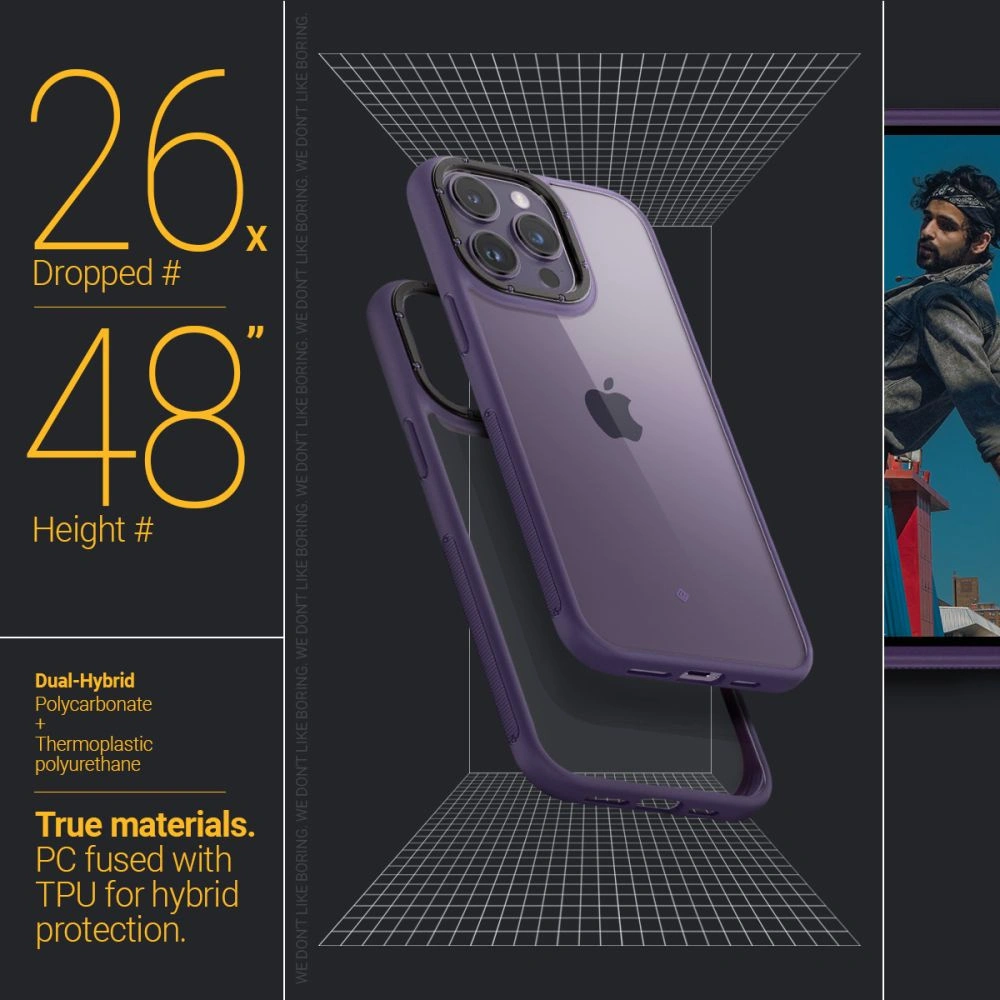 Hurtownia GSM - Etui Caseology Skyfall Apple iPhone 14 Pro Max Fialové - CSL88 - {ean13} - Hurt