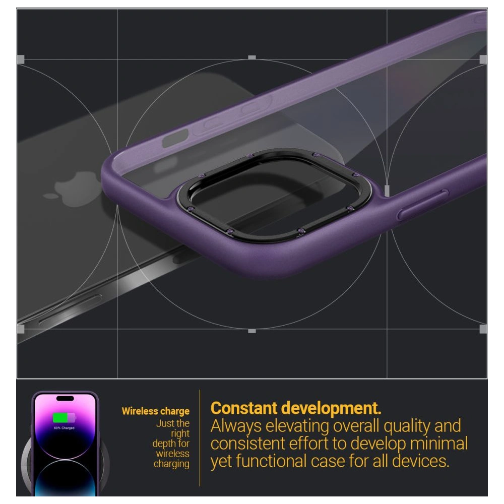 Hurtownia GSM - Etui Caseology Skyfall Apple iPhone 14 Pro Max Fialové - CSL88 - {ean13} - Hurt