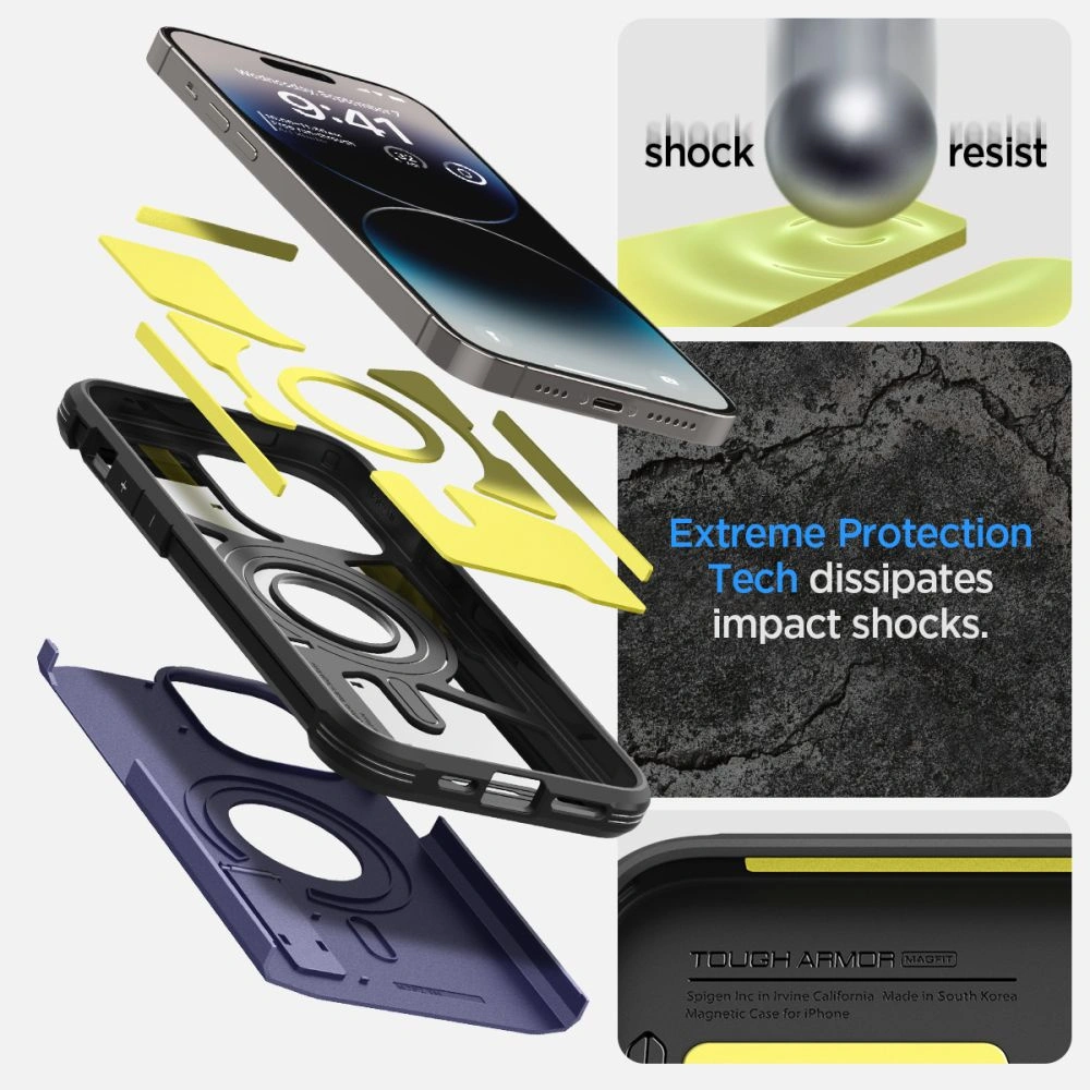 Hurtownia GSM - Etui Spigen Tough Armor Mag MagSafe Apple iPhone 14 Pro Deep Purple - SPN2595 - {ean13} - Hurt