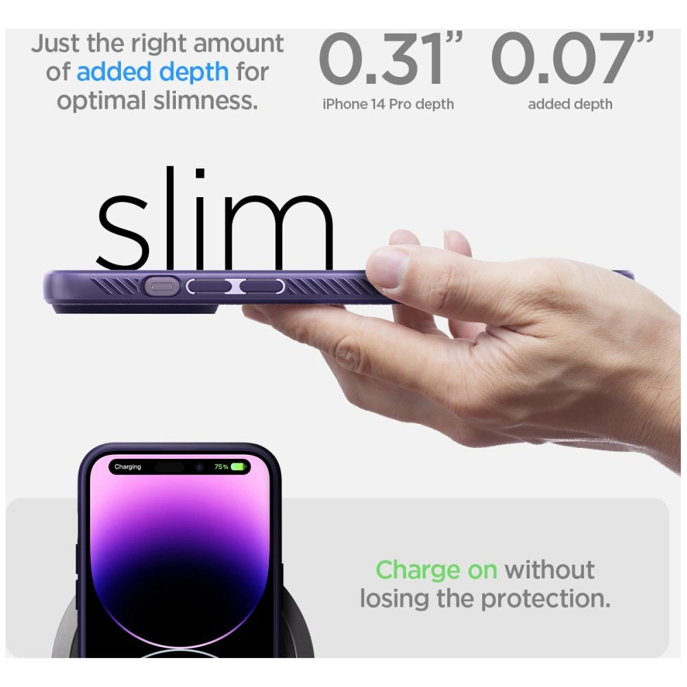 Wholesale Spigen Liquid Air Apple iPhone 14 Pro Deep Purple - SPN2597 - {ean13} - Hurt