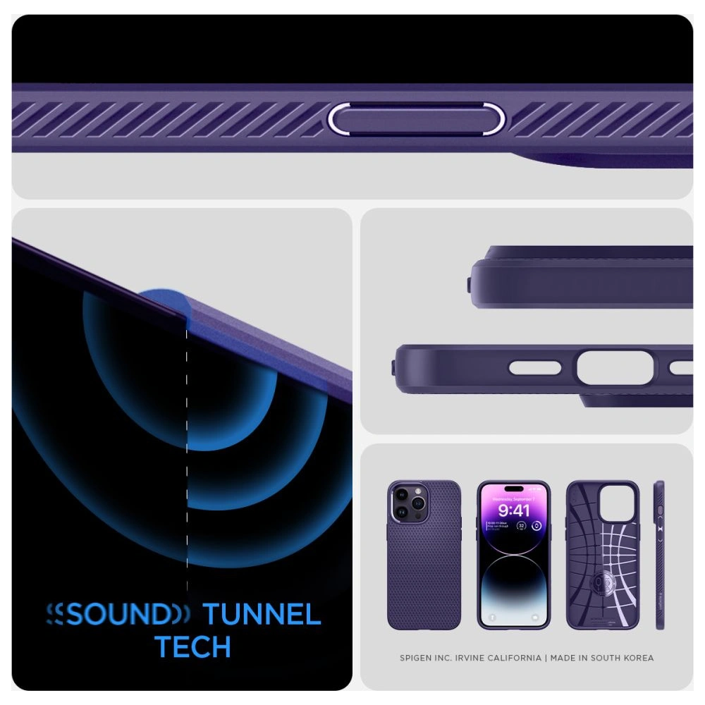 Wholesale Spigen Liquid Air Apple iPhone 14 Pro Deep Purple - SPN2597 - {ean13} - Hurt