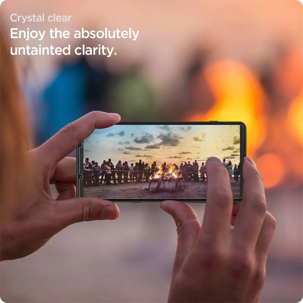 Wholesale Spigen Neo Flex Sony Xperia 5 IV Clear [2 PACK] - SPN2598 - {ean13} - Hurt