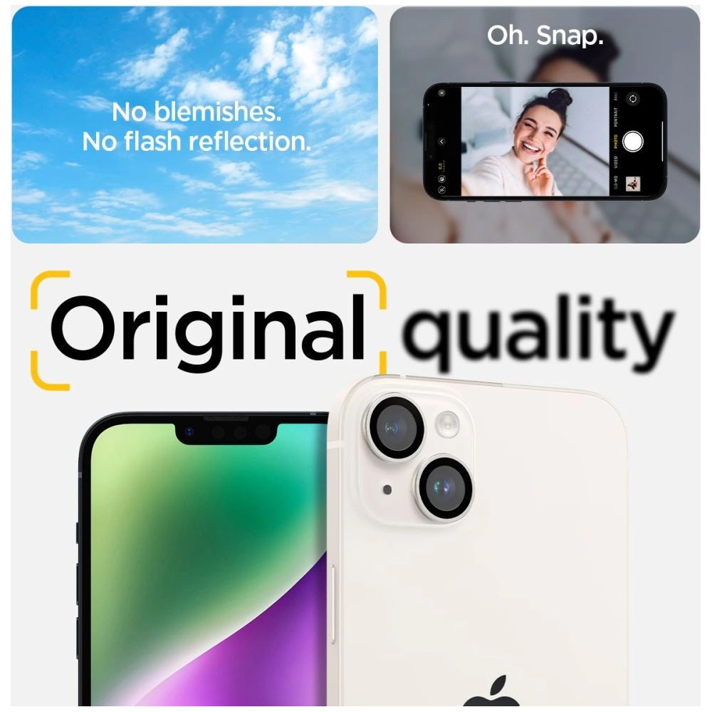 Wholesale Spigen Optik.tr Camera Protector Apple iPhone 14/14 Plus Starlight [2 PACK] - SPN2599 - {ean13} - Hurt