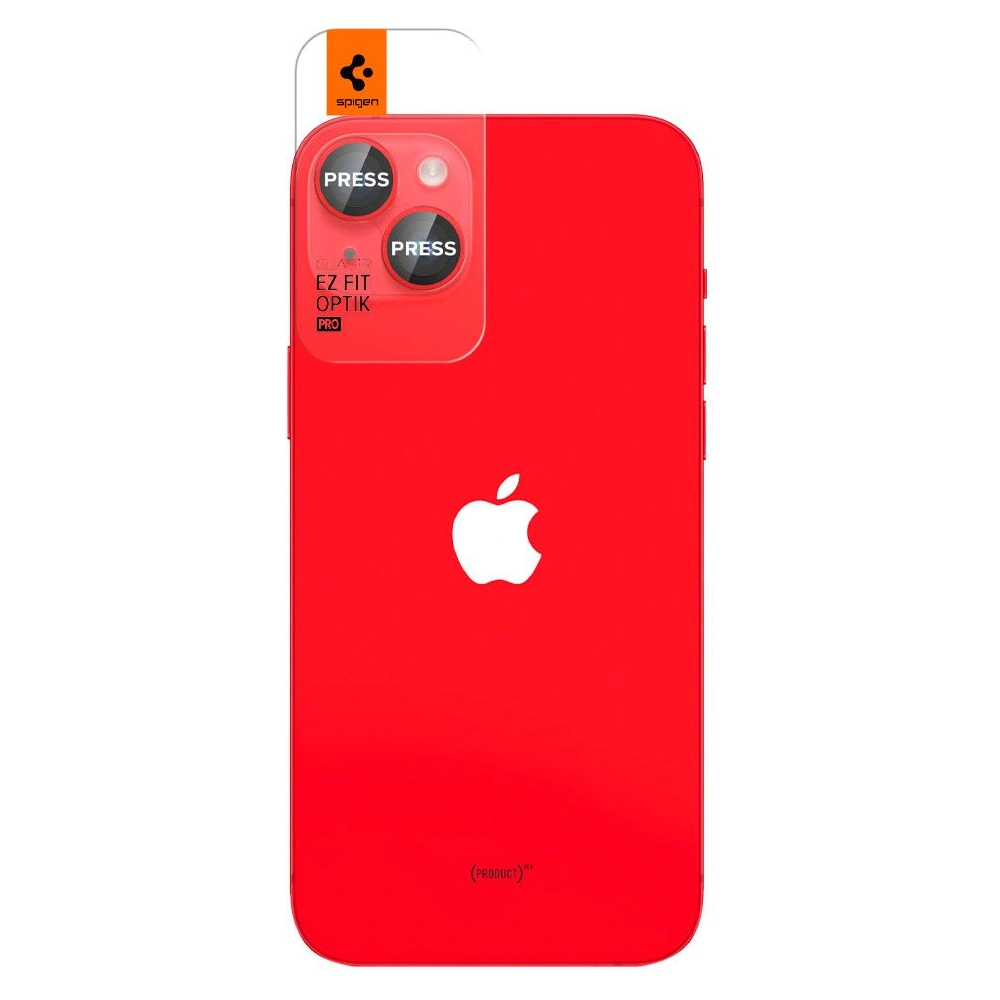 Hurtownia GSM - Szkło hartowane na aparat Spigen Optik.tr Camera Protector Apple iPhone 14/14 Plus Red [2 PACK] - SPN2600 - {ean13} - Hurt