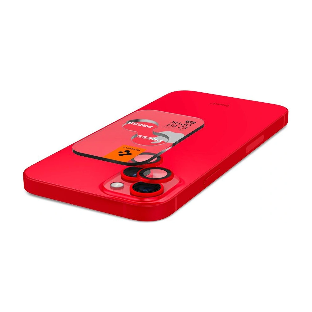 Hurtownia GSM - Szkło hartowane na aparat Spigen Optik.tr Camera Protector Apple iPhone 14/14 Plus Red [2 PACK] - SPN2600 - {ean13} - Hurt
