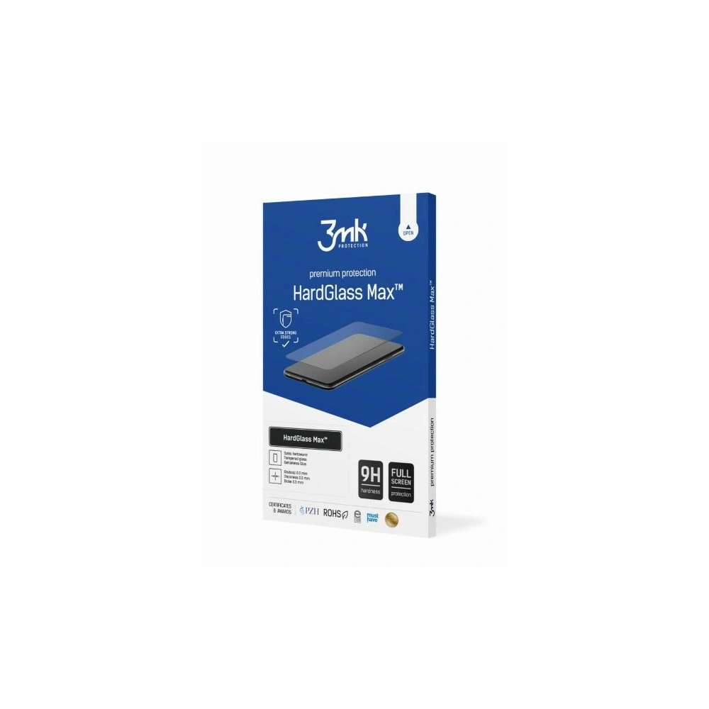 Hurtownia GSM - Edzett üveg 3MK HardGlass Max Xiaomi Redmi Note 12 Pro/12 Pro+ Plus/12E fekete - 3MK4367 - {ean13} - Hurt