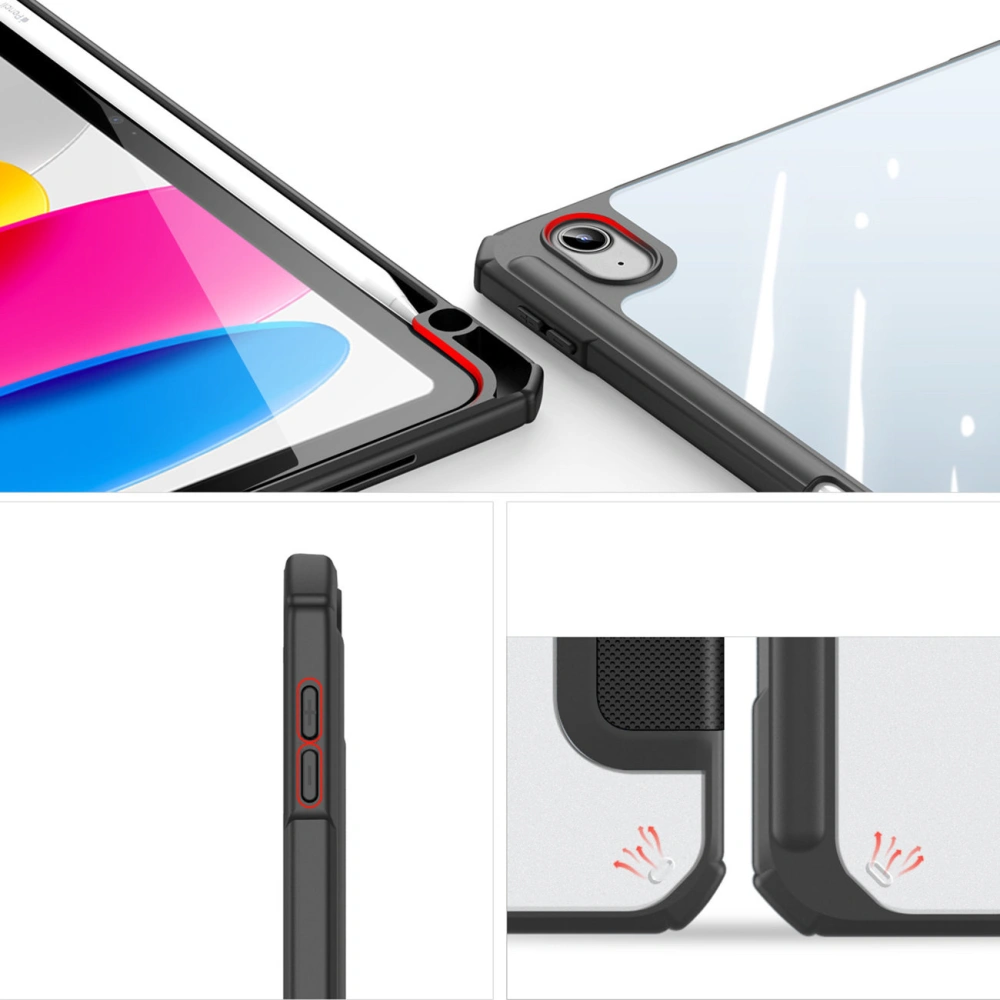 Hurtownia GSM - Etui DuxDucis Toby Apple iPad 10.9 2022 (10. generație) + suport pentru creion negru - DDS1396 - {ean13} - Hurt
