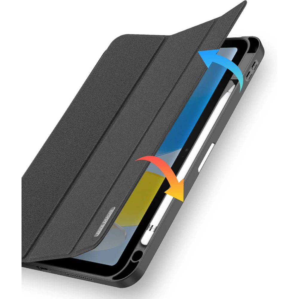 Hurtownia GSM - Etui DuxDucis Domo Apple iPad 10.9 2022 (10. generációs) + Pencil tartó fekete - DDS1397 - {ean13} - Hurt