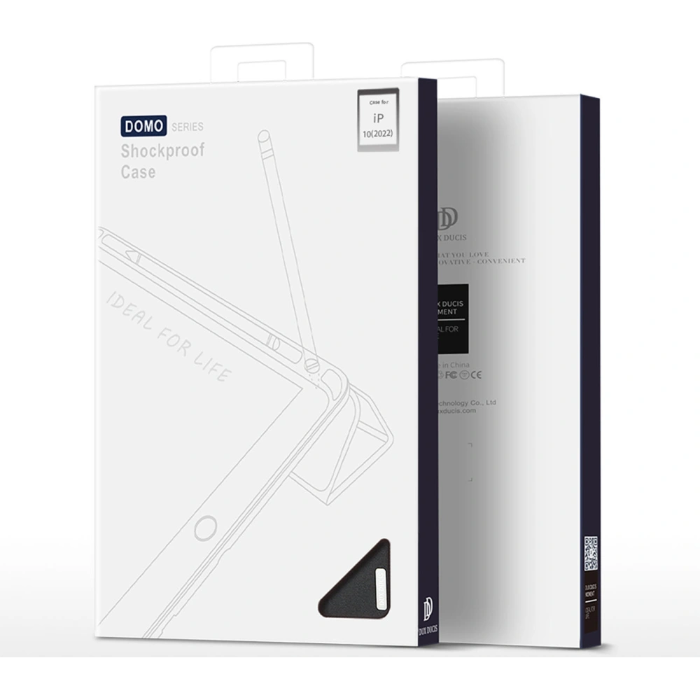 Hurtownia GSM - Etui DuxDucis Domo Apple iPad 10.9 2022 (10. generációs) + Pencil tartó fekete - DDS1397 - {ean13} - Hurt