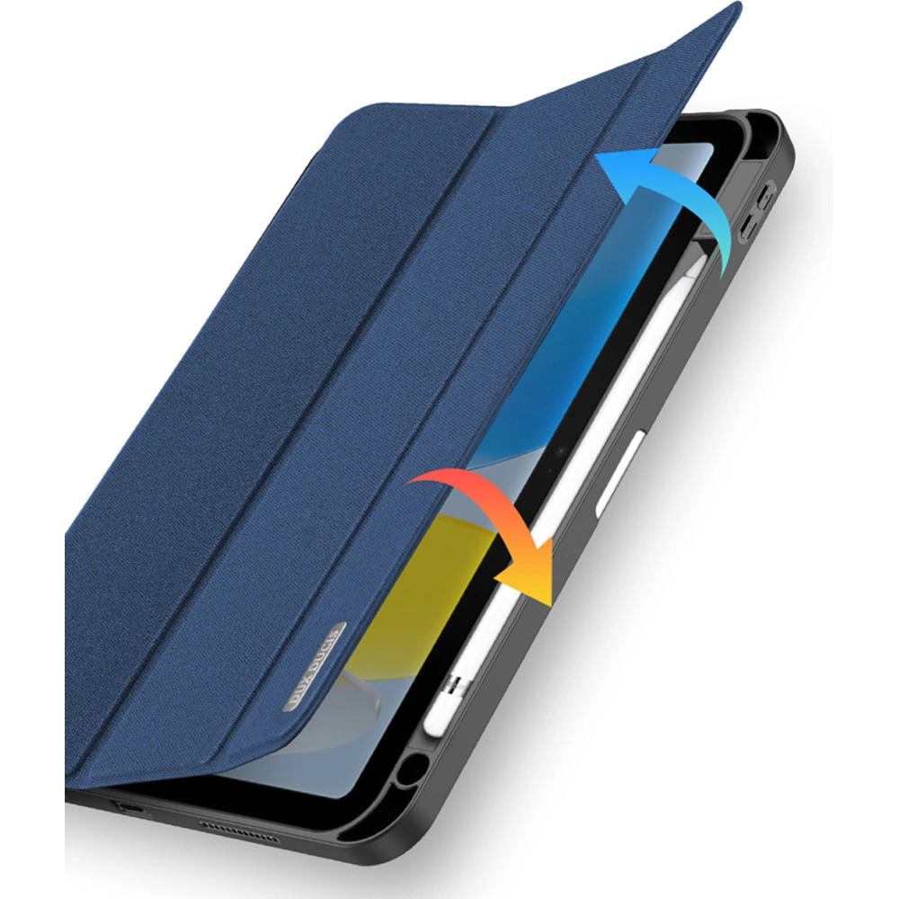 Hurtownia GSM - Etui DuxDucis Domo Apple iPad 10.9 2022 (10. generációs) + ceruza tartó kék - DDS1398 - {ean13} - Hurt