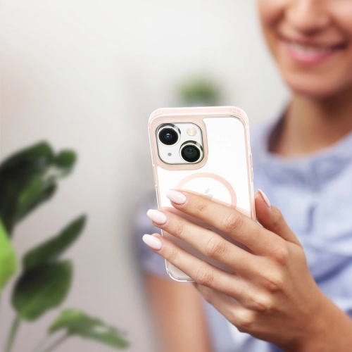 Etui DuxDucis Clin2 MagSafe Apple iPhone 14 różowe