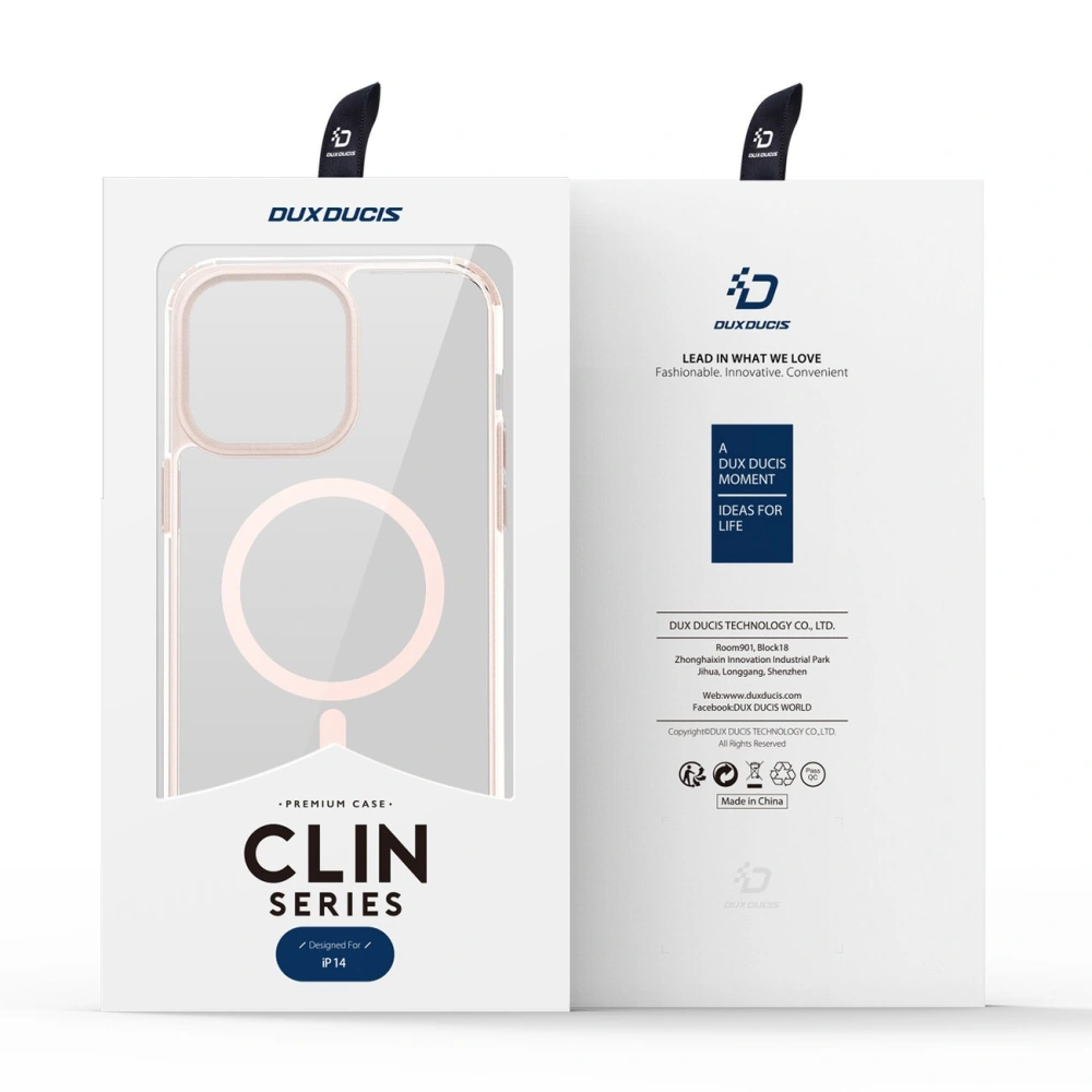 Hurtownia GSM - Etui DuxDucis Clin2 MagSafe Apple iPhone 14 růžové - DDS1403 - {ean13} - Hurt