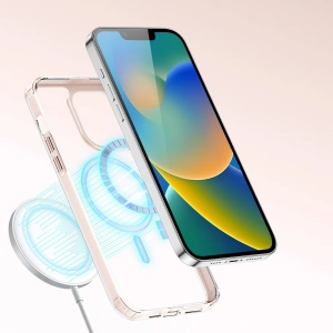 Hurtownia GSM - Etui DuxDucis Clin2 MagSafe Apple iPhone 14 Plus / 15 Plus różowe - DDS1406 - {ean13} - Hurt