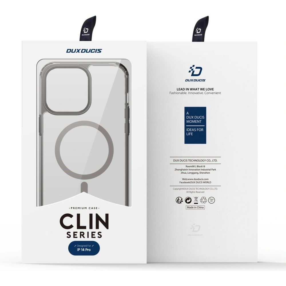 Hurtownia GSM - Case DuxDucis Clin2 MagSafe Apple iPhone 14 Pro grau - DDS1407 - {ean13} - Hurt