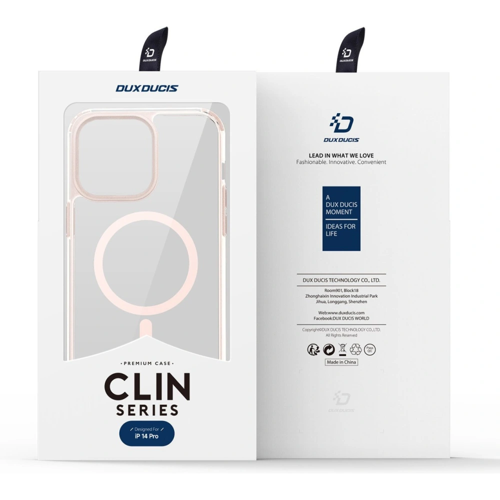 Hurtownia GSM - Etui DuxDucis Clin2 MagSafe Apple iPhone 14 Pro różowe - DDS1409 - {ean13} - Hurt