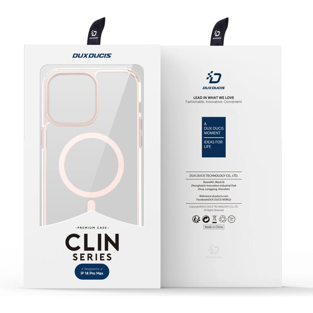 Hurtownia GSM - Case DuxDucis Clin2 MagSafe Apple iPhone 14 Pro Max rosa - DDS1412 - {ean13} - Hurt