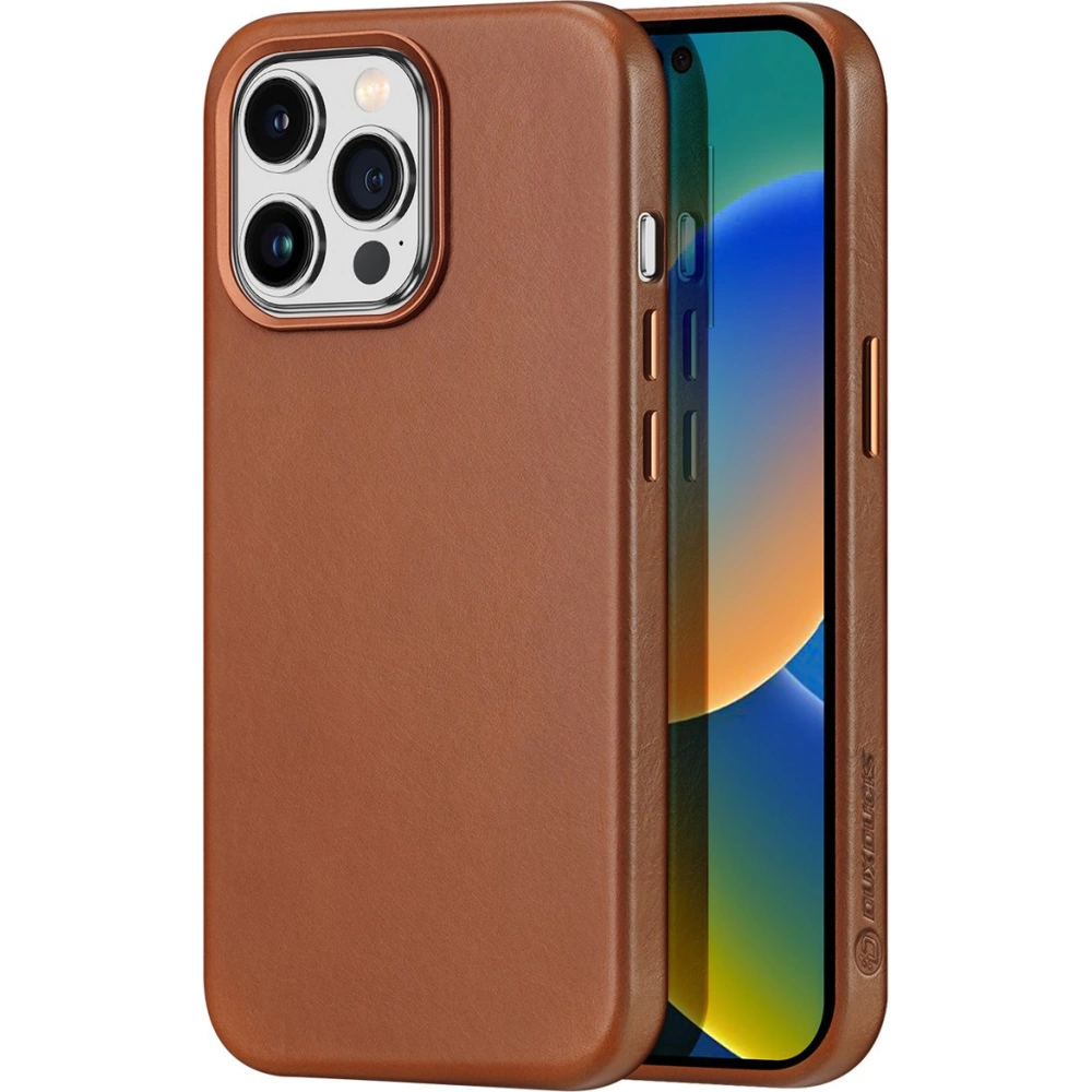 Hurtownia GSM - Etui DuxDucis Naples MagSafe Apple iPhone 14 Pro Max hnědé - DDS1419 - {ean13} - Hurt