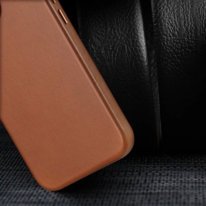 Hurtownia GSM - Etui DuxDucis Naples MagSafe Apple iPhone 14 Pro Max brązowe - DDS1419 - {ean13} - Hurt