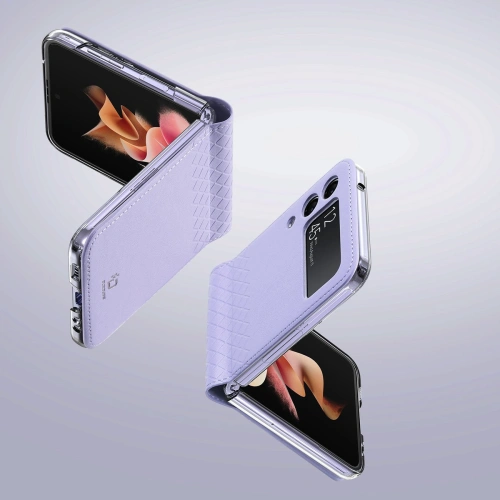 Etui DuxDucis Bril Samsung Galaxy Z Flip 3 fioletowe