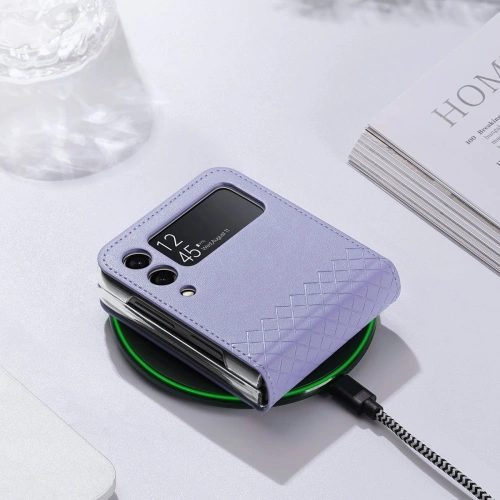 Etui DuxDucis Bril Samsung Galaxy Z Flip 3 fioletowe
