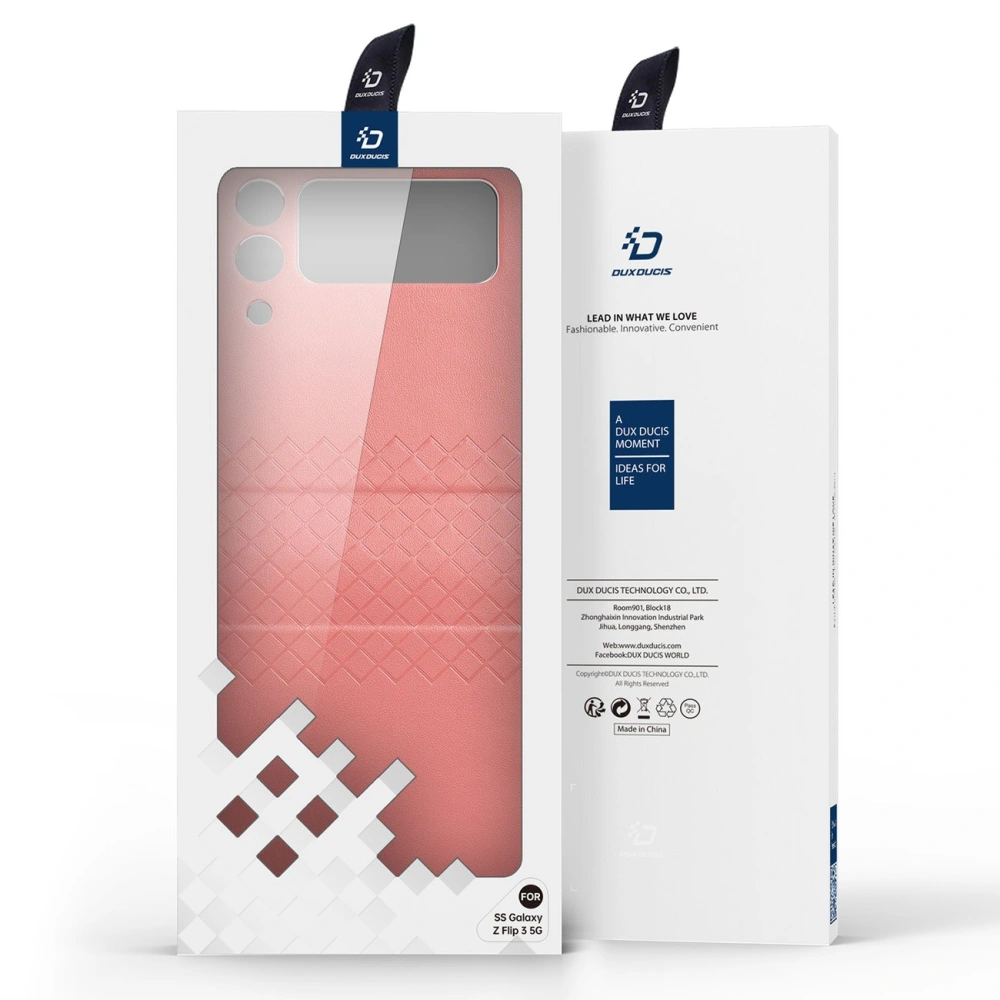 Hurtownia GSM - Etui DuxDucis Bril Samsung Galaxy Z Flip 3 růžové - DDS1423 - {ean13} - Hurt