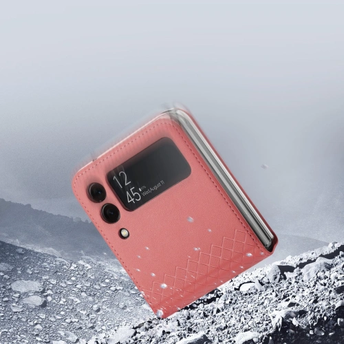 Etui DuxDucis Bril Samsung Galaxy Z Flip 3 różowe