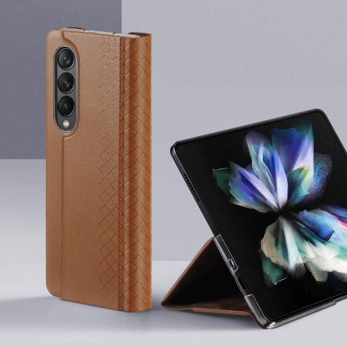 Etui DuxDucis Bril Samsung Galaxy Z Fold 3 brązowe
