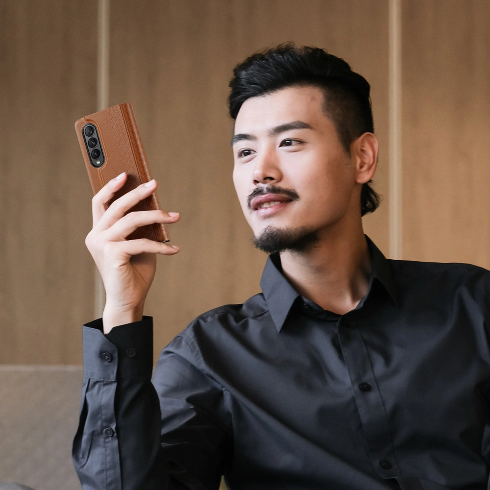 Wholesale DuxDucis Bril Samsung Galaxy Z Fold 3 brown - DDS1426 - {ean13} - Hurt