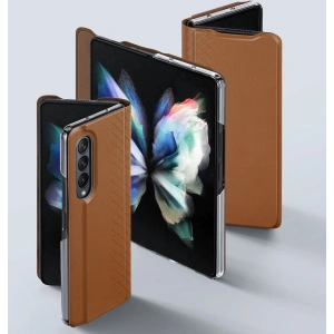 Wholesale DuxDucis Bril Samsung Galaxy Z Fold 3 brown - DDS1426 - {ean13} - Hurt